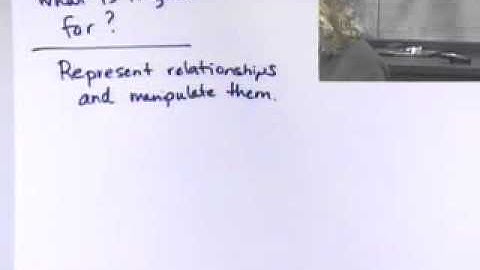 3: What are Binary Relations good for?