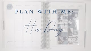 Plan with Me: Scribble Prints Co "His Day" | ChristinaPlans14