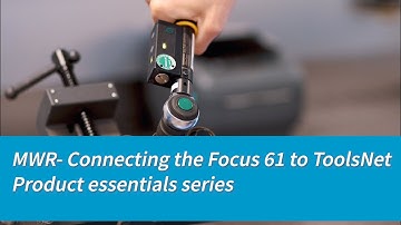 Atlas Copco | MWR Product Essential Series: How to connect the Focus 61 to ToolsNet