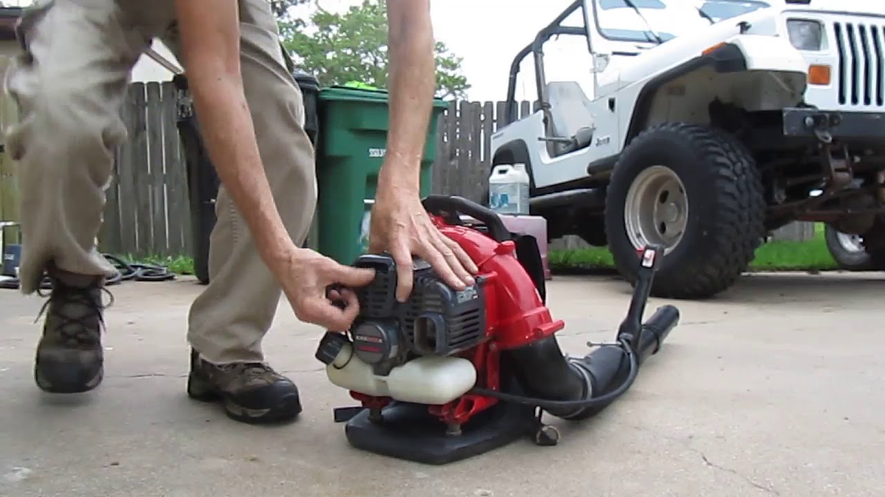 Kawasaki KRB 300 backpack blower YouTube