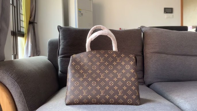 Louis Vuitton Grand Palais Bicolore Black Beige Monogram Empreinte