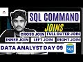 SQL Joins Explained | INNER, LEFT, RIGHT, FULL &amp; CROSS JOIN | Data Analyst Day 09