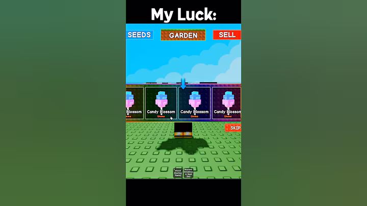 Other Players Luck VS My Luck in Grow A Garden 💀 #growagarden #gag #roblox