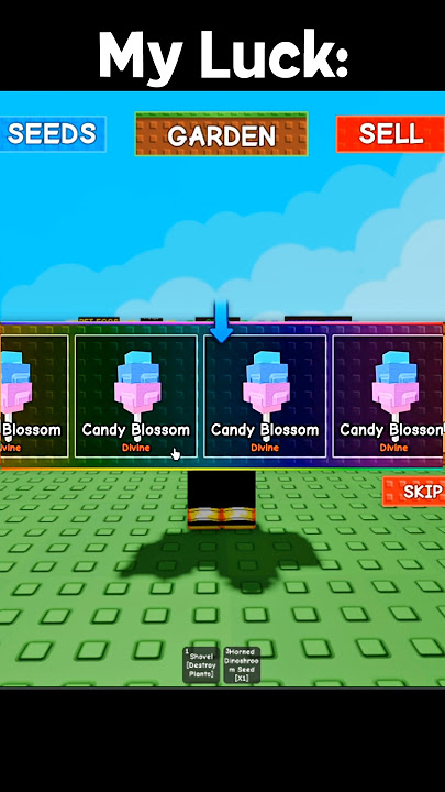 Other Players Luck VS My Luck in Grow A Garden 💀 #growagarden #gag #roblox