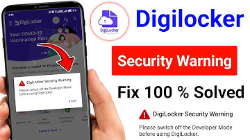 digilocker security warning problem | digilocker security warning kaise hataye | digital not open