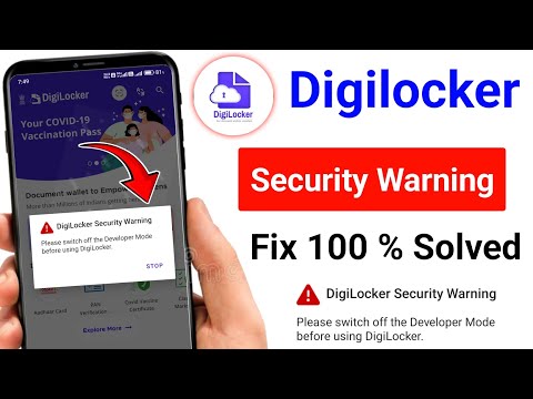 digilocker security warning problem | digilocker security warning kaise remove | digital not open