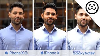 iPhone XS vs iPhone X vs Samsung Note 9 Camera TEST
