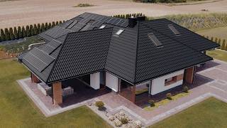 Blachotrapez Blachodachówka German Simetric - Realizacja Dachu Domu Jednorodzinnego - Rzeszów