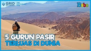 5 of the Largest and Most Unique Deserts in the World Besides the Sahara Desert in Africa 🏜️