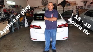 2015 2019 ACURA TLX RADIO REMOVAL WITH AFTERMARKET CAR PLAY ADD ON