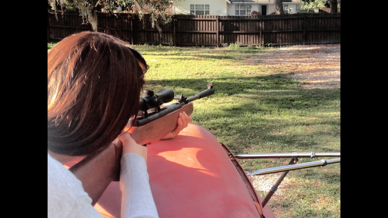 Shoot like a girl! Just some footage of the girls shooting the Stoeger ...