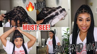 WOW 🔥KNOTLESS BOX BRAIDS WIG IN 5 MINS!!! FULL LACE WIG | FANCIVIVI