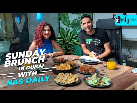 Sunday Brunch In Dubai With Nuseir Yassin a.k.a Nas Daily X Kamiya Jani | Curly Tales