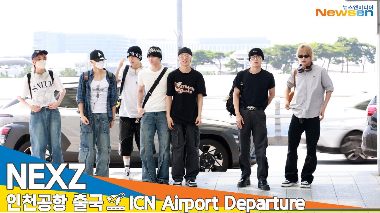 넥스지, 인천국제공항 출국✈️NEXZ Airport Departure 2025.8.12 Newsen
