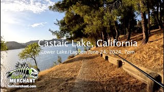 Castaic Lagoon Fishing from Shore June 24th 2024