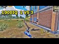 1000 IQ 1VS3  VE 1VS4 BATUR GAME SOLO SQUAD PUBG MOBİLE