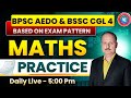BSSC CGL 4 2025 | Bihar SSC CGL-4 | Math Mock TEST | BPSC AEDO | SSC BSSC INTERLEVEL | #maths #pyq