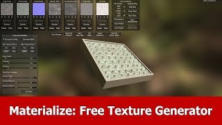 Materialize : Free PBR Texture Map Generator