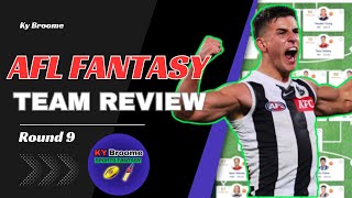 AFL Fantasy 2024 Team Review Round 9