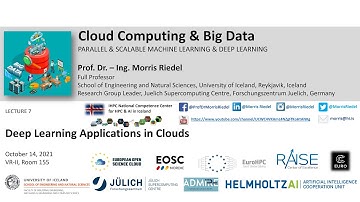 2021 Cloud Computing and Big Data Lecture 7 Deep Learning Applications in Clouds Part2 💻