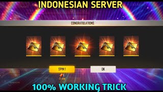 incubator spin in Indonesia server |unlimited blueprint in incubator | garena free fire