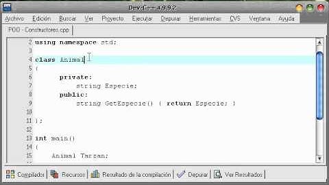 Curso de C++ -30- POO. Los Constructores