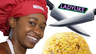 Women Try Benihana Food Tricks • Ladylike