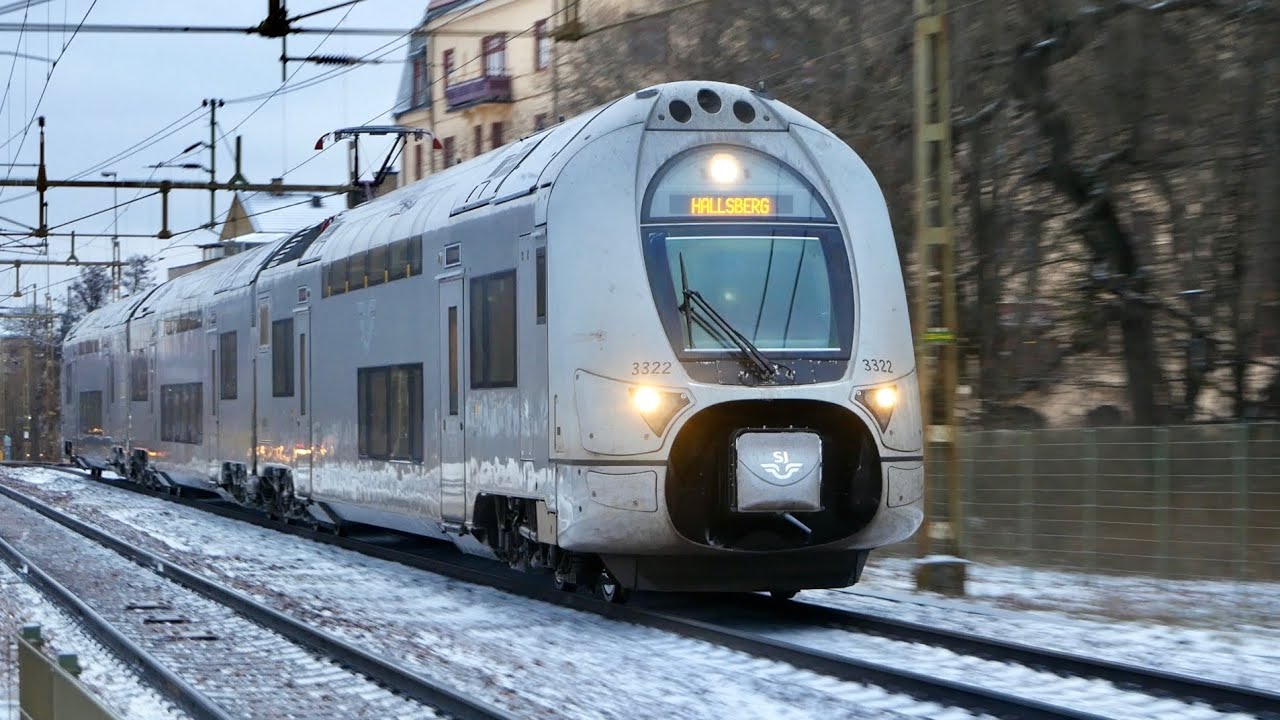 Tåg på Örebro Södra Station