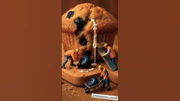 tiny workers making food/animation video/Miniature#ai#animation #food #foodie #trending #tinyworkers