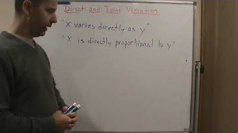 Applied Math   Sec  8 3 Direct Variation   Intro