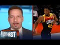 Chris Broussard talks Donovan Mitchell after Jazz beat Clippers in Game 1 | NBA | FIRST THINGS FIRST