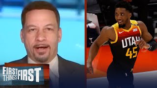 Chris Broussard talks Donovan Mitchell after Jazz beat Clippers in Game 1 | NBA | FIRST THINGS FIRST