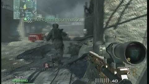MW3 - M.O.A.B - Quickscoping - MSR!