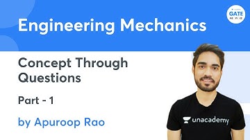 Concept Through Questions ( Part-1) | Engineering Mechanics I Apuroop Rao