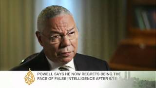 Colin Powell talks to Al Jazeera