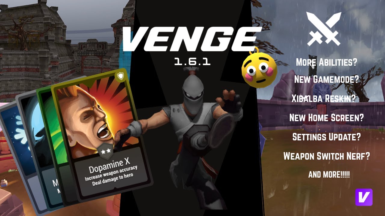 Venge.io 1.6.1 UPDATE -- New Gamemode + New Ability Card!
