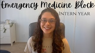 STARTING EMERGENCY MEDICINE IN INTERN YEAR