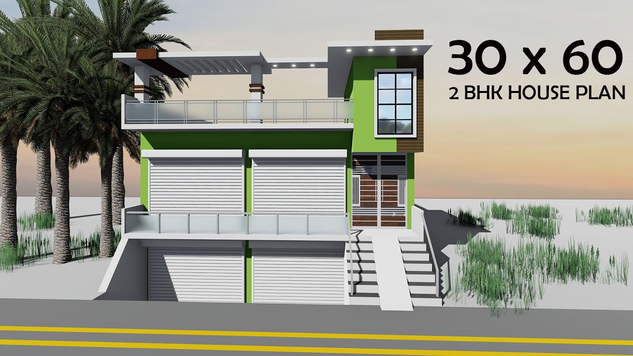 30x60 Shop Plan 30 By 60 Market Design 30 60 Shop And House Plan Youtube