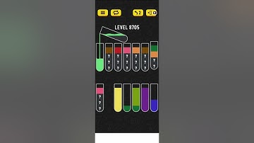 water sort puzzle level 8705