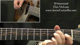 How To Play Don McLean Winterwood (intro only) chords