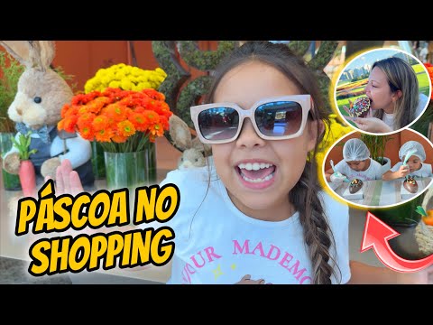 FUI PRO SHOPPING DECORAR OVOS DE PÁSCOA COM MEU IRMÃO !! 😃 