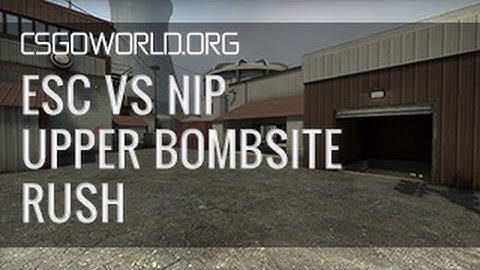 ESC vs NiP Upper Bombsite Rush on de_nuke_ve