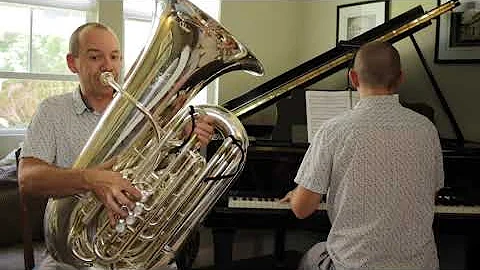 Marcello - Sonata in F (Tuba and Piano) - Scott Su...