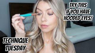 TRY THIS 1 EYESHADOW TECHNIQUE IF YOU HAVE HOODED, SMALL, OR MATURE EYES | TECHNIQUE TUESDAY