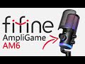 НОВЫЙ МИКРОФОН С ОСОБЕННОЙ ИНТЕРЕСНОЙ ФУНКЦИЕЙ ДЛЯ ИГР И СТРИМОВ — FIFINE AMPLIGAME AM6