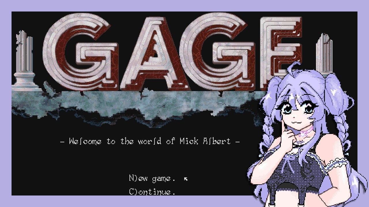 【GAGE】Roguelike PC98 Game?!【NEC PC98】