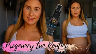 PREGNANCY TANNING ROUTINE | BONDI SANDS ULTRA DARK