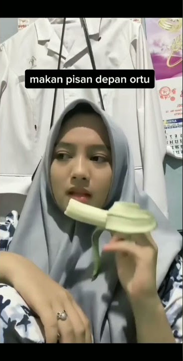 makan pisang tegang #shorts #tegang #plus