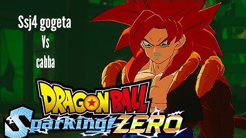 Dragonball Sparking! Zero: Ssj4 Gogeta vs Cabba Custom Battle