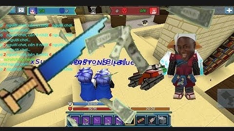 test kiếm tàn ảnh trong build and shoot | blockman go